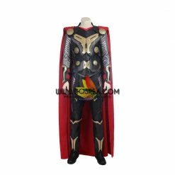 Cosrea Marvel Universe Thor Dark World PU Leather Cosplay Costume