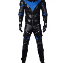 Cosrea Nightwing Gotham Knights PU Leather Cosplay Costume