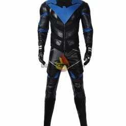Cosrea Nightwing Gotham Knights PU Leather Cosplay Costume