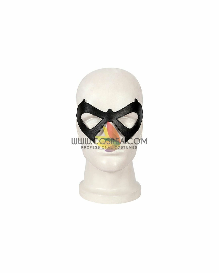 Cosrea DC Universe Robin Gotham Knights PU Leather Cosplay Costume 22 Cosrea DC Universe Robin Gotham Knights PU Leather Cosplay Costume