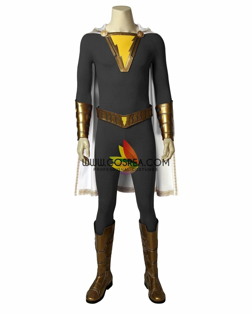 Cosrea DC Universe Shazam Black Version Cosplay Costume 4 Cosrea DC Universe Shazam Black Version Cosplay Costume