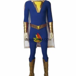 Cosrea Shazam Blue Version Cosplay Costume DC Universe