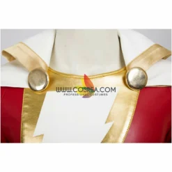 Cosrea Shazam Comic Appearance PU Leather Cosplay Costume