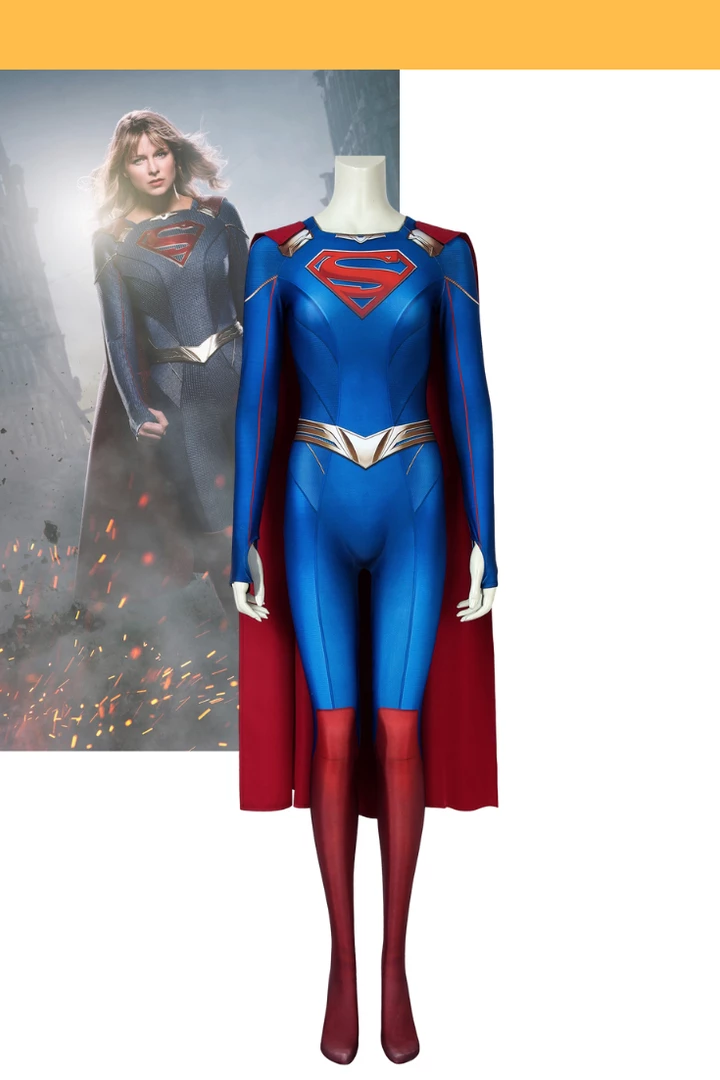 Cosrea Supergirl Season 5 Digital Printed Cosplay Costume DC Universe 3 Cosrea Supergirl Season 5 Digital Printed Cosplay Costume DC Universe