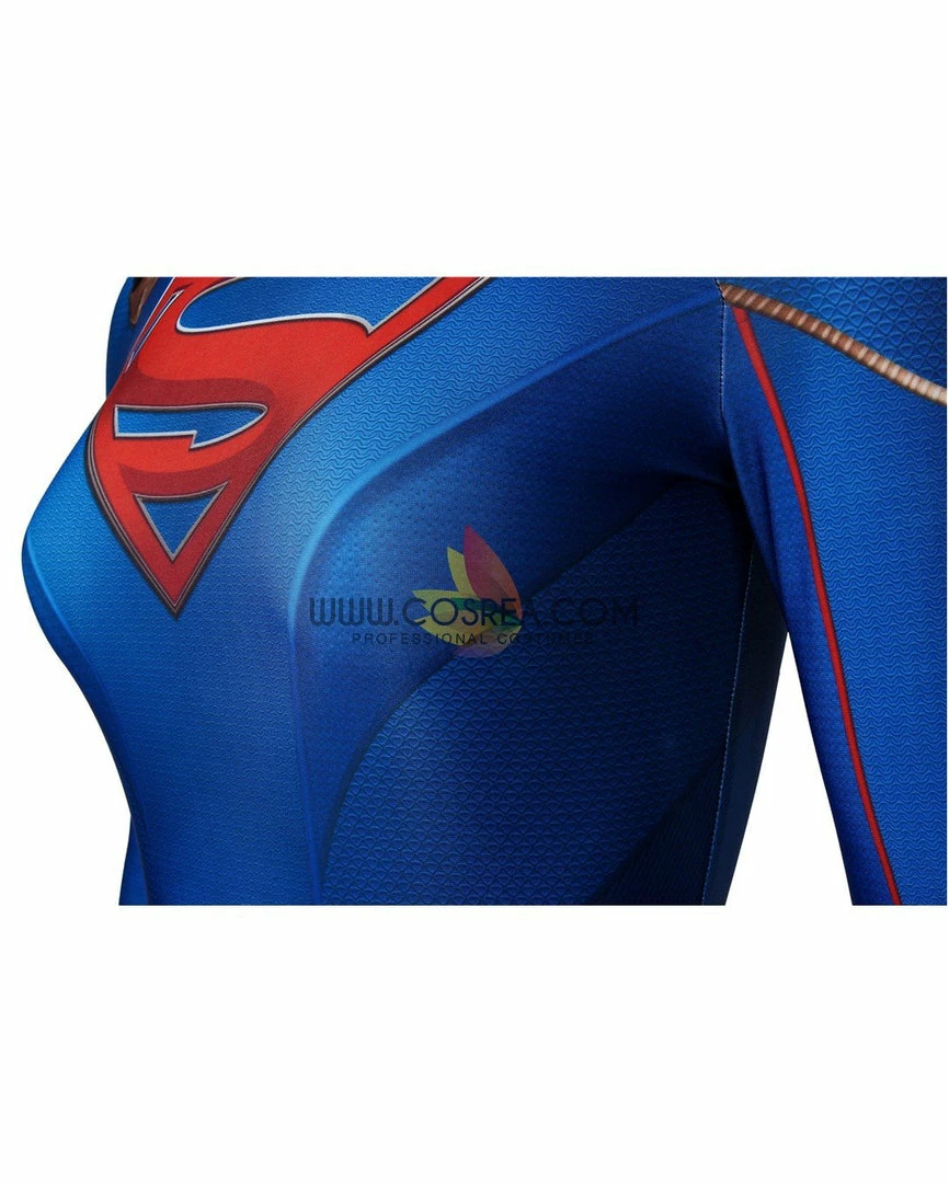 Cosrea Supergirl Season 5 Digital Printed Cosplay Costume DC Universe 14 Cosrea Supergirl Season 5 Digital Printed Cosplay Costume DC Universe