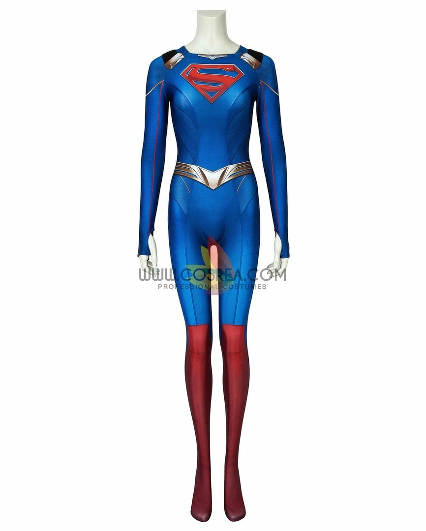 Cosrea Supergirl Season 5 Digital Printed Cosplay Costume DC Universe 9 Cosrea Supergirl Season 5 Digital Printed Cosplay Costume DC Universe