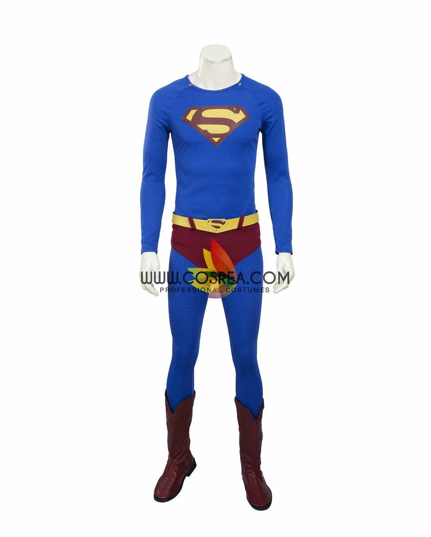 Cosrea DC Universe Superman Returns Complete Cosplay Costume 11 Cosrea DC Universe Superman Returns Complete Cosplay Costume