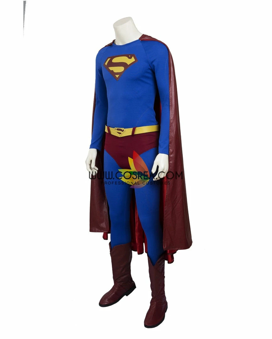 Cosrea DC Universe Superman Returns Complete Cosplay Costume 6 Cosrea DC Universe Superman Returns Complete Cosplay Costume