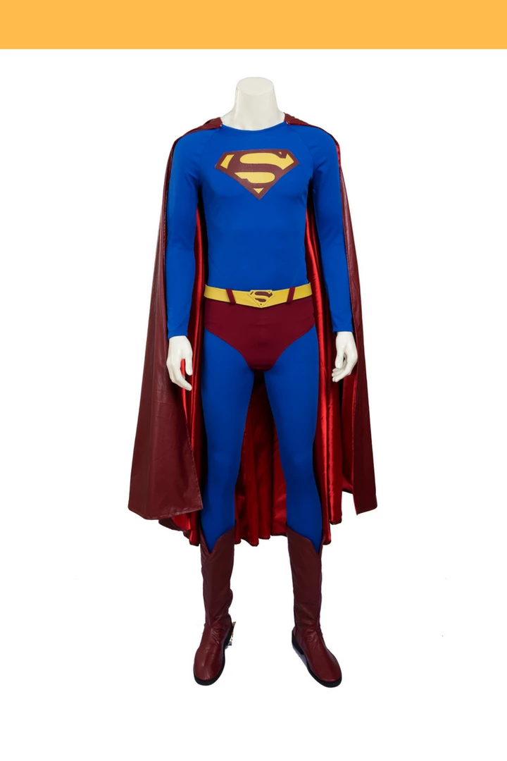 Cosrea DC Universe Superman Returns Complete Cosplay Costume 3 Cosrea DC Universe Superman Returns Complete Cosplay Costume