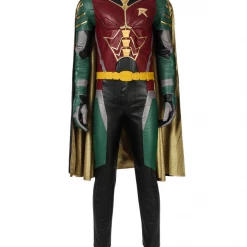 Cosrea Titan Robin Metallic PU Leather Cosplay Costume DC Universe