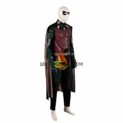 Cosrea Titan Robin PU Leather Custom Cosplay Costume DC Universe 45 Cosrea Titan Robin PU Leather Custom Cosplay Costume DC Universe