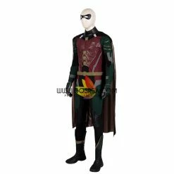 Cosrea Titan Robin PU Leather Custom Cosplay Costume DC Universe 39 Cosrea Titan Robin PU Leather Custom Cosplay Costume DC Universe