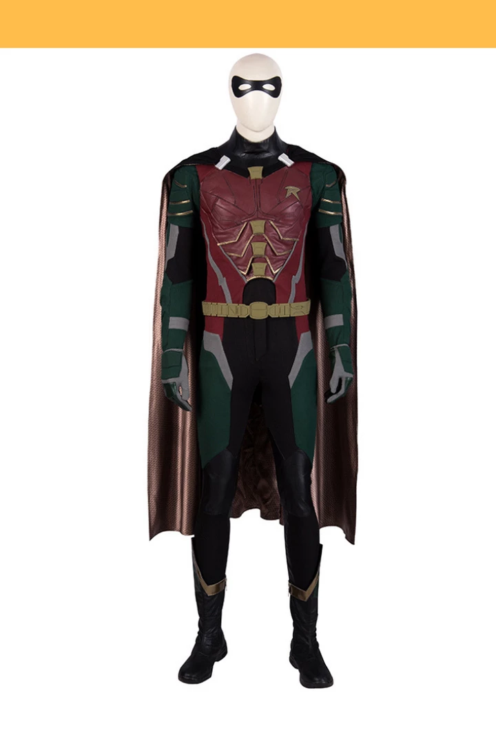 Cosrea Titan Robin PU Leather Custom Cosplay Costume DC Universe 3 Cosrea Titan Robin PU Leather Custom Cosplay Costume DC Universe