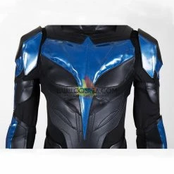 Cosrea Titans Nightwing PU Leather Cosplay Costume DC Universe