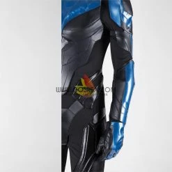 Cosrea Titans Nightwing PU Leather Cosplay Costume DC Universe