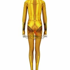 Cosrea DC Universe Wonder Woman 1984 Gold Armor Digital Printed Cosplay Costume
