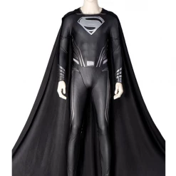 Cosrea Zack Snyder's Justice League Black Superman Suit Cosplay Costume