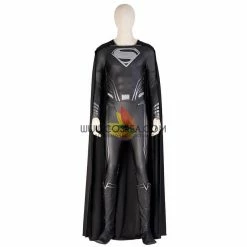 Cosrea Zack Snyder's Justice League Black Superman Suit Cosplay Costume