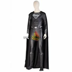 Cosrea Zack Snyder's Justice League Black Superman Suit Cosplay Costume