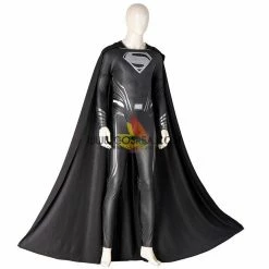 Cosrea Zack Snyder's Justice League Black Superman Suit Cosplay Costume