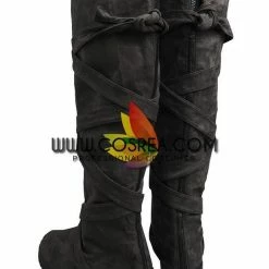 Cosrea Daenerys Charcoal Fur Trimmed Game Of Thrones Cosplay Costume