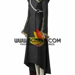 Cosrea Daenerys Charcoal Fur Trimmed Game Of Thrones Cosplay Costume