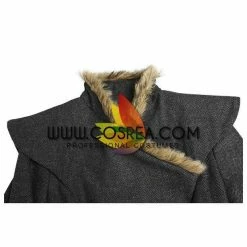 Cosrea Daenerys Charcoal Fur Trimmed Game Of Thrones Cosplay Costume
