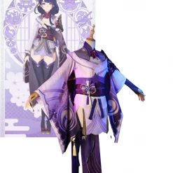 Cosrea Raiden Shogun Genshin Impact Standard Size Only Cosplay Costume