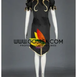 Cosrea Video Games Street Fighter Chun Li Black Cosplay Costume