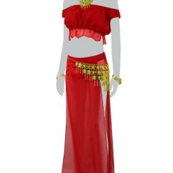 Cosrea Octopath Traveler Dancer Primrose Cosplay Costume