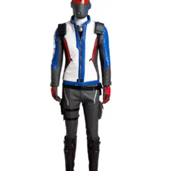Cosrea Overwatch Soldier 76 With PVC Mask Cosplay Costume