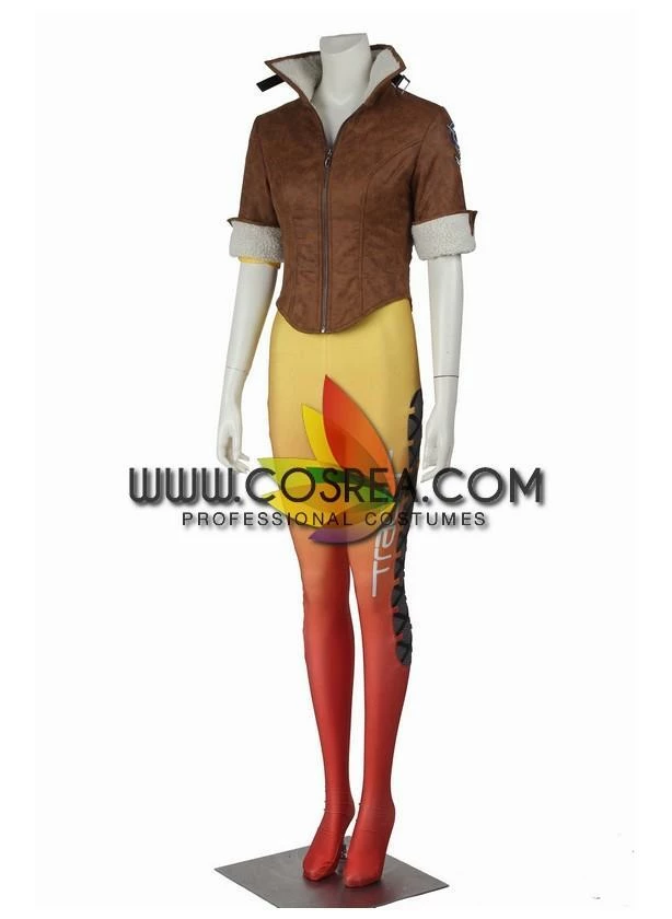 Cosrea Overwatch Tracer Classic Cosplay Costume Cosplay Costumes 8 Cosrea Overwatch Tracer Classic Cosplay Costume Cosplay Costumes