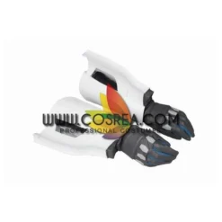 Cosrea Overwatch Tracer Gradient Blue Cosplay Costume