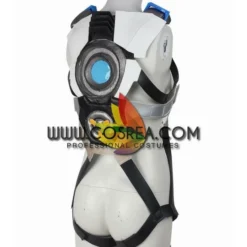 Cosrea Overwatch Tracer Gradient Blue Cosplay Costume