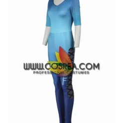 Cosrea Overwatch Tracer Gradient Blue Cosplay Costume