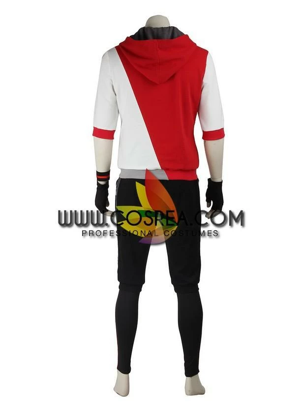 Cosrea Pokemon Go Red Male Trainer Cosplay Costume 7 Cosrea Pokemon Go Red Male Trainer Cosplay Costume
