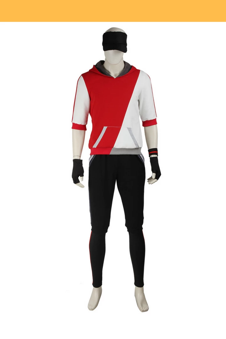 Cosrea Pokemon Go Red Male Trainer Cosplay Costume 3 Cosrea Pokemon Go Red Male Trainer Cosplay Costume