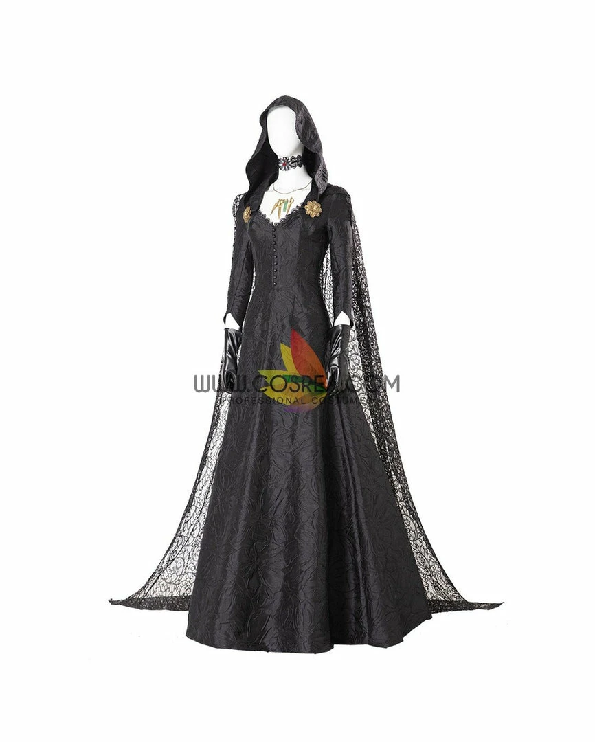 Cosrea Resident Evil 8 Village Daniela Dimitrescu Cosplay Costume 5 Cosrea Resident Evil 8 Village Daniela Dimitrescu Cosplay Costume
