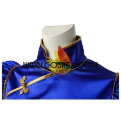 Cosrea Street Fighter Chun Li Navy Blue Cosplay Costume 25 Cosrea Street Fighter Chun Li Navy Blue Cosplay Costume