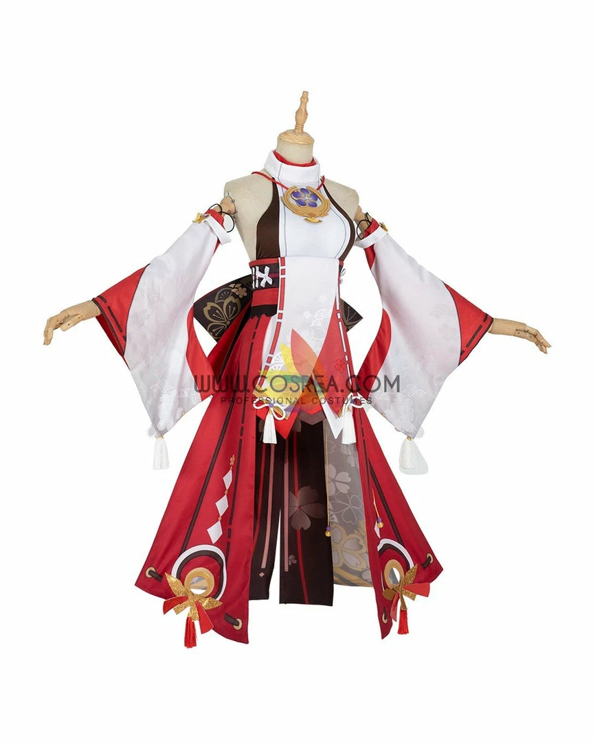 Cosrea Yae Miko Genshin Impact Limited Custom Sizing Cosplay Costume 5 Cosrea Yae Miko Genshin Impact Limited Custom Sizing Cosplay Costume