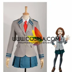 Cosrea My Hero Academia Ochako Uraraka Uniform Cosplay Costume