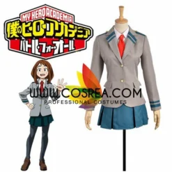 Cosrea My Hero Academia Ochako Uraraka Uniform Cosplay Costume