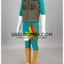 Cosrea Naruto Shippuden Rock Lee Cosplay Costume