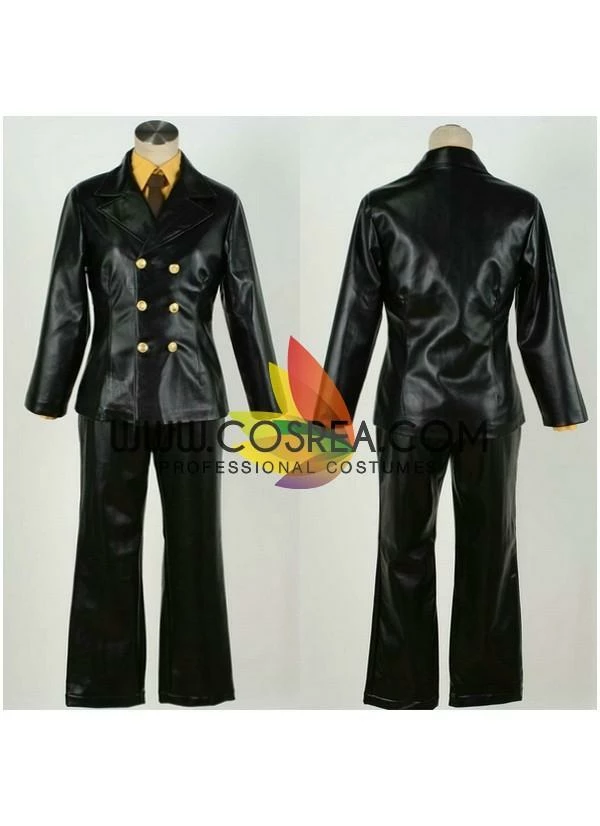 Cosrea One Piece Sanji 2 Years Later PU Leather Cosplay Costume 4 Cosrea One Piece Sanji 2 Years Later PU Leather Cosplay Costume