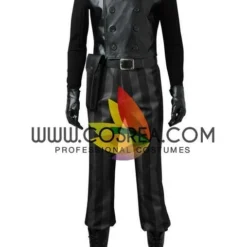 Cosrea Spider Noir Into The Spider-Verse PU Leather Cosplay Costume Marvel Universe