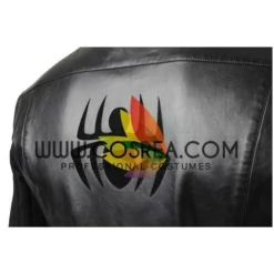 Cosrea Spider Noir Into The Spider-Verse PU Leather Cosplay Costume Marvel Universe