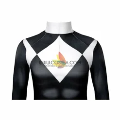 Cosrea Mighty Morphin Power Rangers Black Ranger Kids Size Digital Printed Cosplay Costume Cosplay Costumes