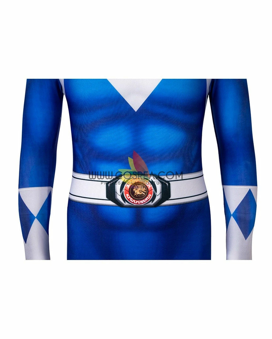 Cosrea Mighty Morphin Power Rangers Blue Ranger Kids Size Digital Printed Cosplay Costume TV & Movies 10 Cosrea Mighty Morphin Power Rangers Blue Ranger Kids Size Digital Printed Cosplay Costume TV & Movies