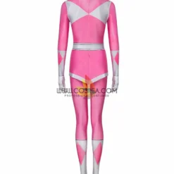 Cosrea Mighty Morphin Power Rangers Pink Ranger Digital Printed Cosplay Costume
