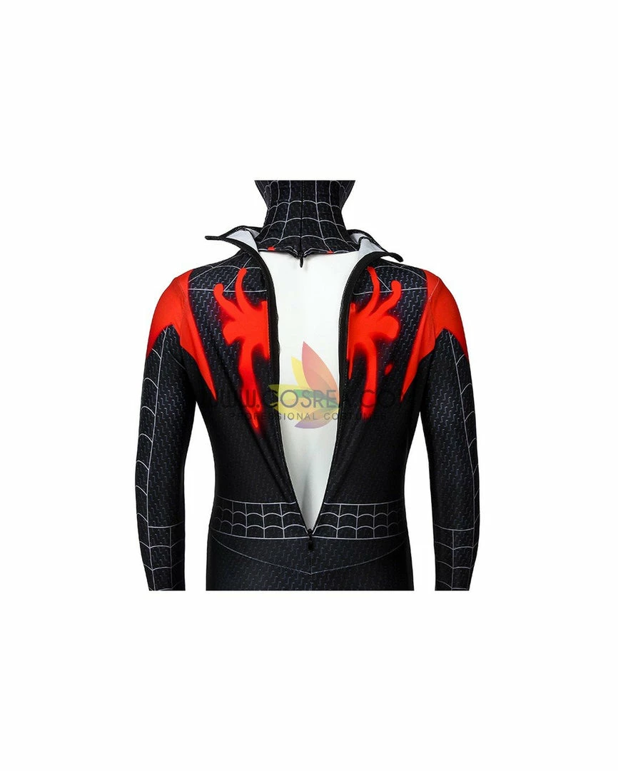 Cosrea Miles Morales Into The Spider-Verse Kids Size Digital Printed Cosplay Costume 11 Cosrea Miles Morales Into The Spider-Verse Kids Size Digital Printed Cosplay Costume